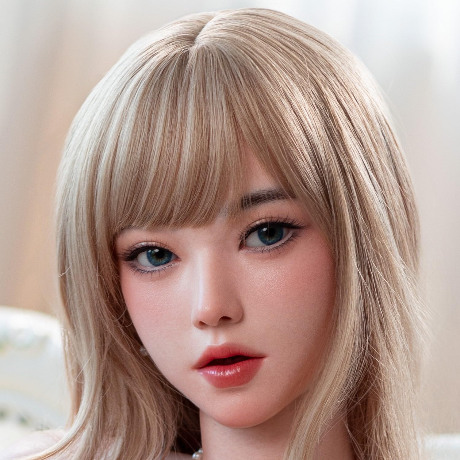 Amazon.co.jp: ドールの頭のみ ヘッド単体 シリコン製ドールHead